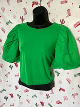 Load image into Gallery viewer, Green Blouse • Size Xsmall
