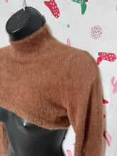 Load image into Gallery viewer, Motel Cropped Brown Sweater (Size XSmall)
